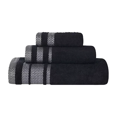 SUPERIOR® Hays Collection | 100% Cotton 3-pc. Quick Dry Solid Bath Towel Set