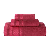 SUPERIOR® Hays Collection | 100% Cotton 3-pc. Quick Dry Solid Bath Towel Set