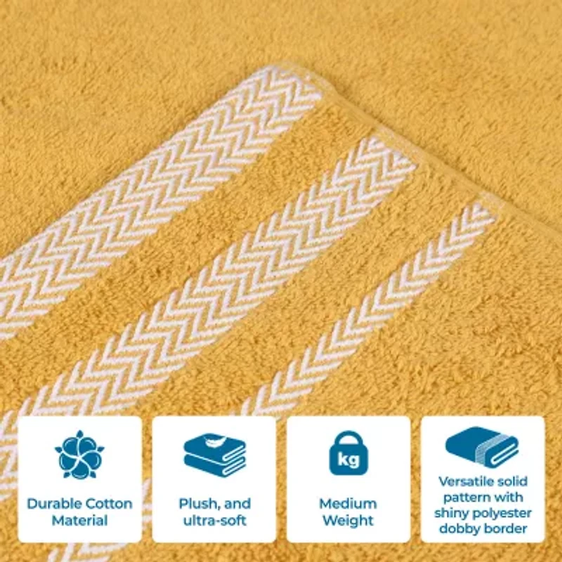 SUPERIOR® Hays Collection | 100% Cotton 6-pc. Solid Hand Towel