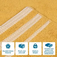 SUPERIOR® Hays Collection | 100% Cotton 6-pc. Solid Hand Towel