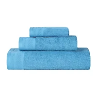SUPERIOR® Honeycomb Collection | 100% Combed Cotton 3-pc. Quick Dry Bath Towel Set