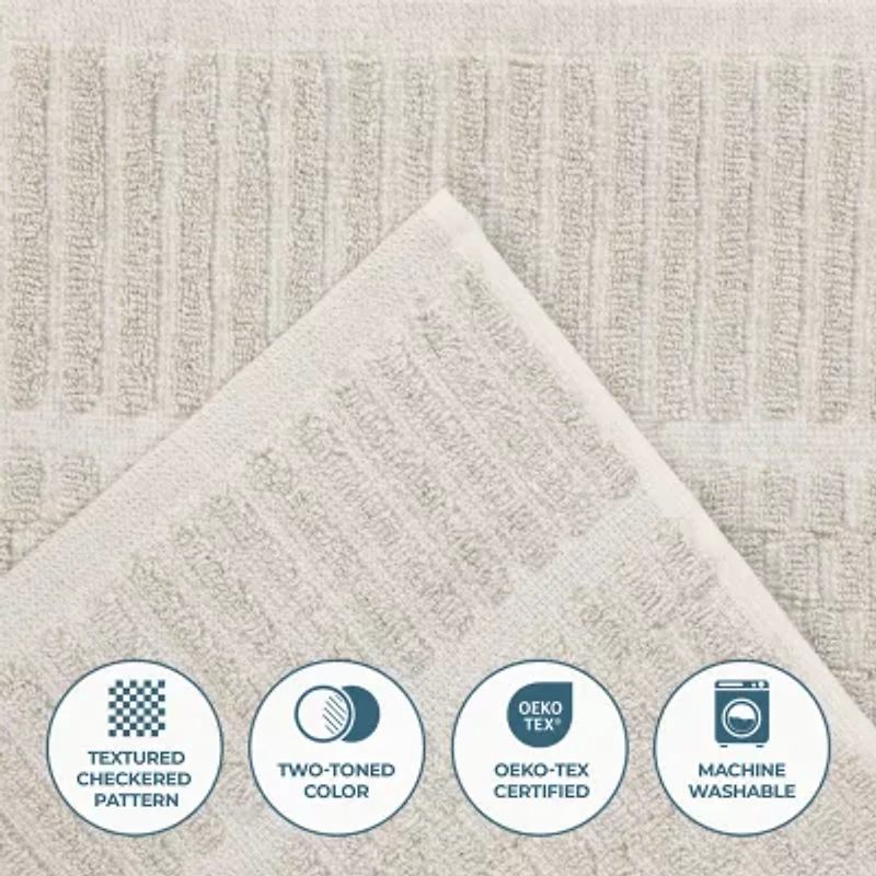 SUPERIOR® Juno Collection | 80% Cotton 20% Viscose 12-pc. Quick Dry Solid Bath Towel Set