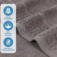 SUPERIOR® Napa Collection | 100% Cotton 6-pc. Solid Hand Towel