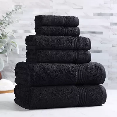 SUPERIOR® Heritage Collection | Luxury Egyptian Cotton 6-pc. Quick Dry Solid Bath Towel Set
