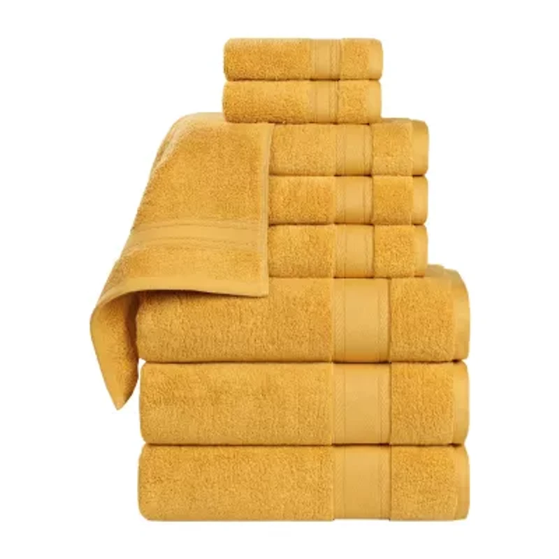 SUPERIOR® Belmont Collection | 100% Cotton 9-pc. Quick Dry Solid Bath Towel Set