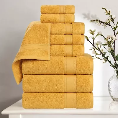 SUPERIOR® Belmont Collection | 100% Cotton 9-pc. Quick Dry Solid Bath Towel Set