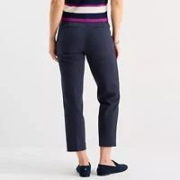Liz Claiborne Emma Womens Slim Mid Rise Ankle Pant