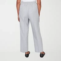 Alfred Dunner Al Fresco Womens Straight Mid Rise Pull-On Pant