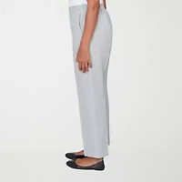 Alfred Dunner Al Fresco Womens Straight Mid Rise Pull-On Pant