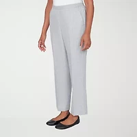 Alfred Dunner Al Fresco Womens Straight Mid Rise Pull-On Pant