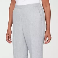 Alfred Dunner Al Fresco Womens Straight Mid Rise Pull-On Pant