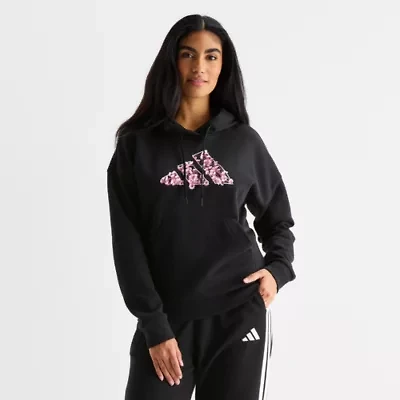 adidas Womens Long Sleeve Fleece Active Hoodie