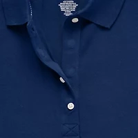 St. John's Bay Womens Easy-on + Easy-off Short Sleeve Adaptive T-Shirt