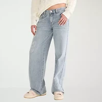 AEROPOSTALE Womens Juniors Low Rise Baggy Fit Jean