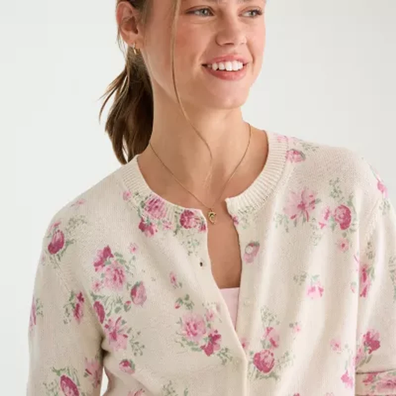 AEROPOSTALE Womens Juniors Round Neck Long Sleeve T-Shirt