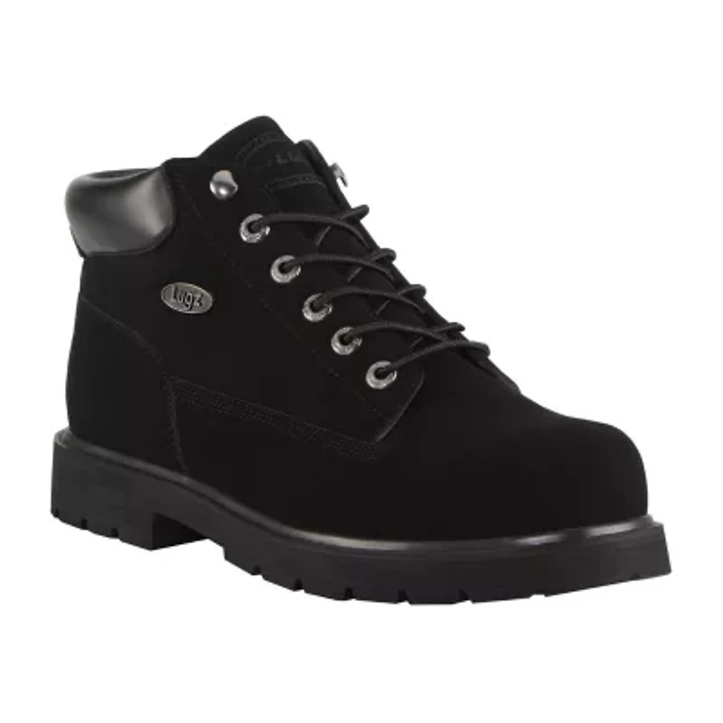 Lugz Drifter LX Mens Block Heel Lace Up Boots