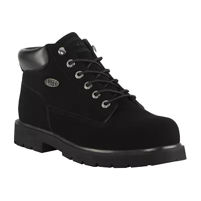 Lugz Drifter LX Mens Block Heel Lace Up Boots