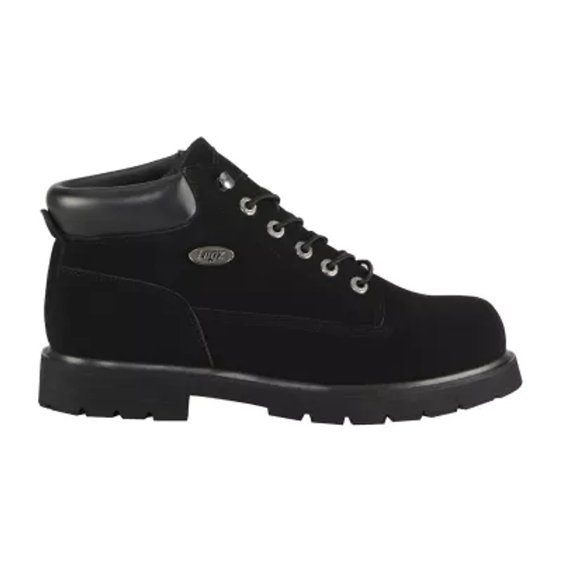 Lugz Drifter LX Mens Block Heel Lace Up Boots