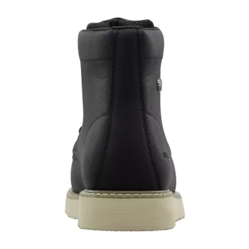 Lugz Monterey Steel Mens Flat Heel Work Boots