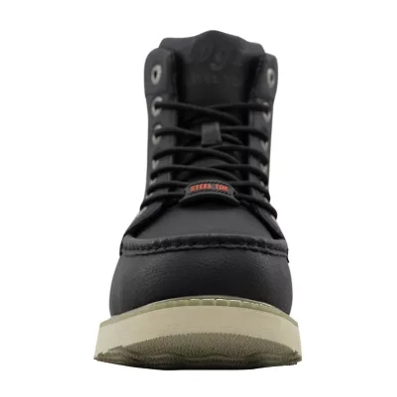 Lugz Monterey Steel Mens Flat Heel Work Boots