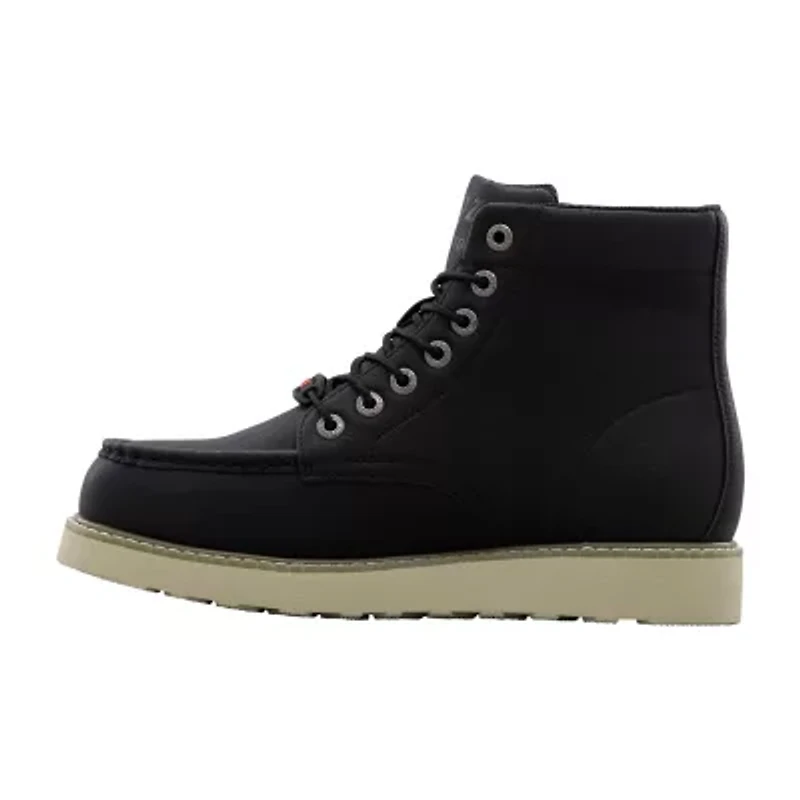 Lugz Monterey Steel Mens Flat Heel Work Boots