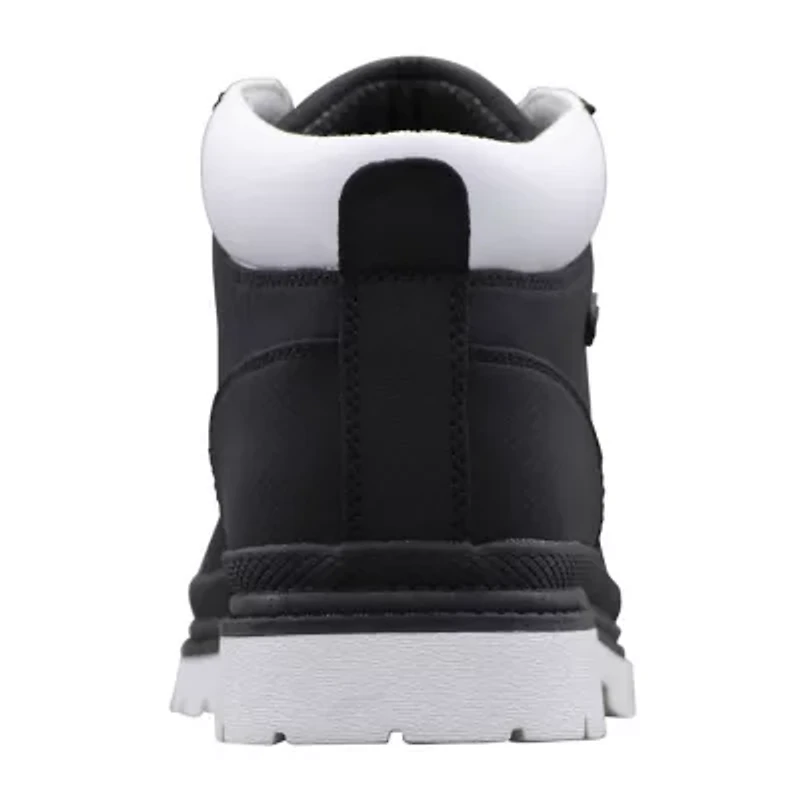 Lugz Mens Block Heel Lace Up Boots