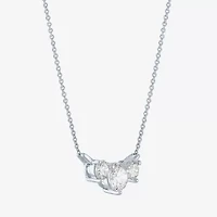 (Si2-I1/G-H) Womens 1 CT. T.W. Lab Grown White Diamond 10K Gold 18 Inch Pendant Necklace