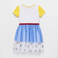 Disney Collection Little & Big Kid Girls Short Sleeve Jessie A-Line Dress