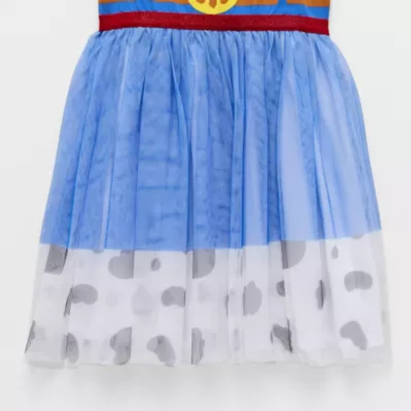 Disney Collection Little & Big Kid Girls Short Sleeve Jessie A-Line Dress