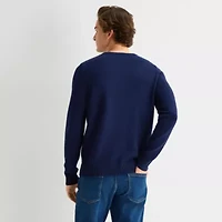 St. John's Bay Americana Mens Crew Neck Long Sleeve Pullover Sweater