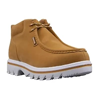 Lugz Fringe Mens Flat Heel Chukka Boots Wide Width