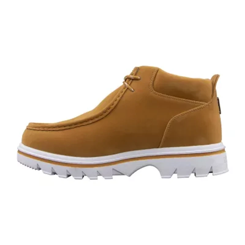 Lugz Fringe Mens Flat Heel Chukka Boots Wide Width