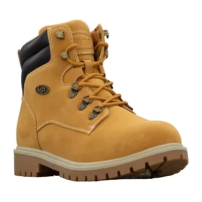 Lugz Scaffold Mens Flat Heel Lace Up Boots