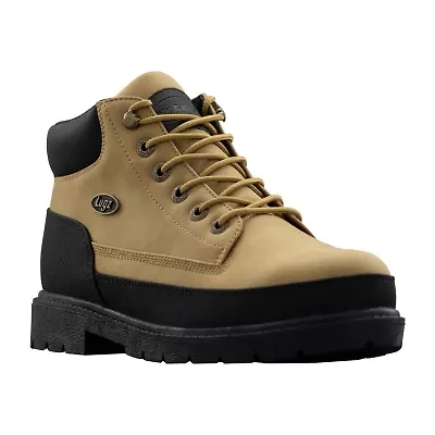 Lugz Drifter Weatherguard Mens Block Heel Lace Up Boots