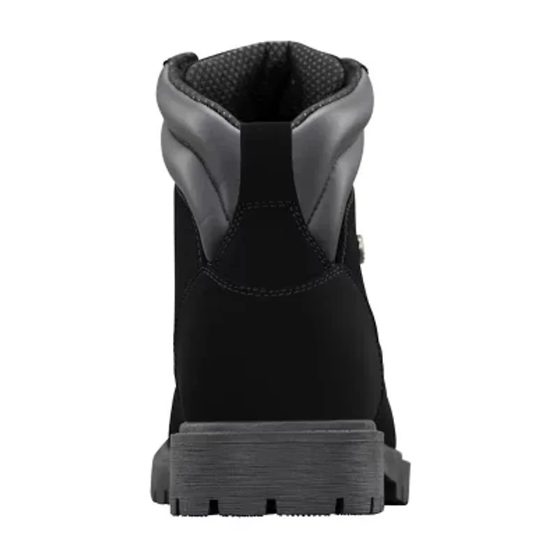 Lugz Mens Flat Heel Lace Up Boots