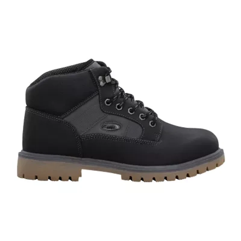 Lugz Echo Mens Flat Heel Lace Up Boots