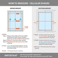 Eco Estates Ez Stick 1.5" Cut-To-Width Cordless 100% Blackout Cellular Shade