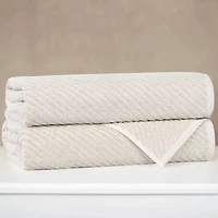 SUPERIOR® Amlia Collection | 80% Cotton 20% Viscose 2-pc. Quick Dry Bath Towel