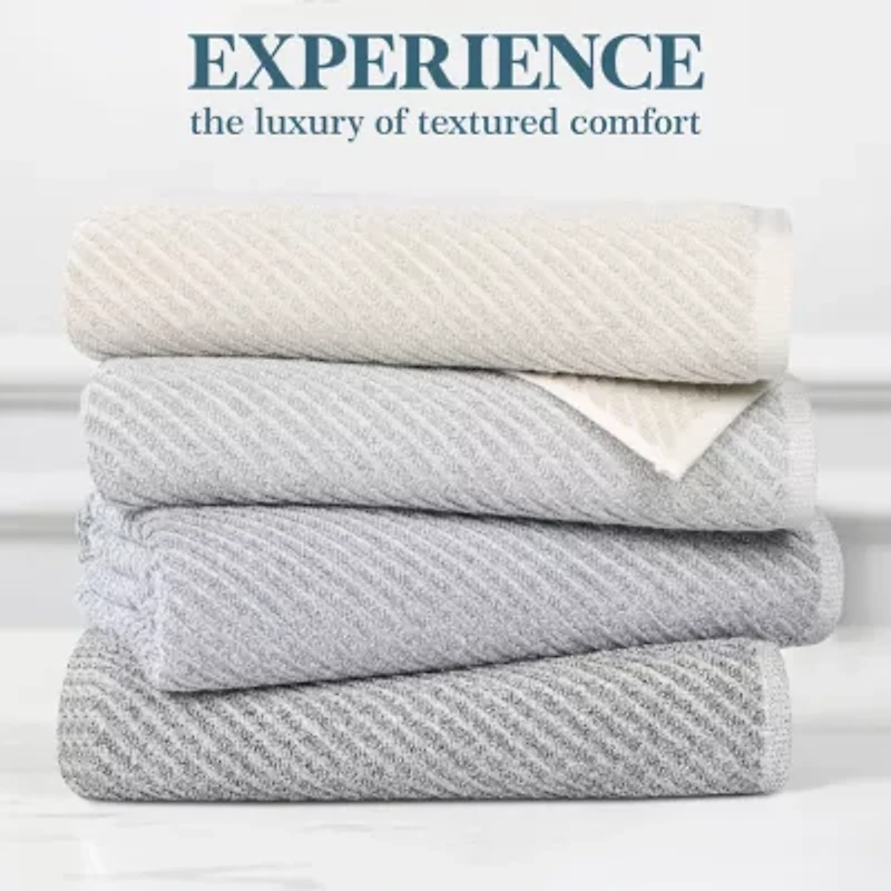 SUPERIOR® Amlia Collection | 80% Cotton 20% Viscose 2-pc. Quick Dry Bath Towel