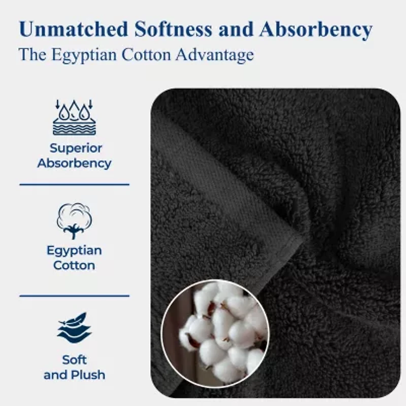 SUPERIOR® Madison Collection | Plush Egyptian Cotton 4-pc. Solid Hand Towel