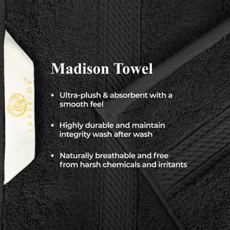 SUPERIOR® Madison Collection | Plush Egyptian Cotton 4-pc. Solid Hand Towel