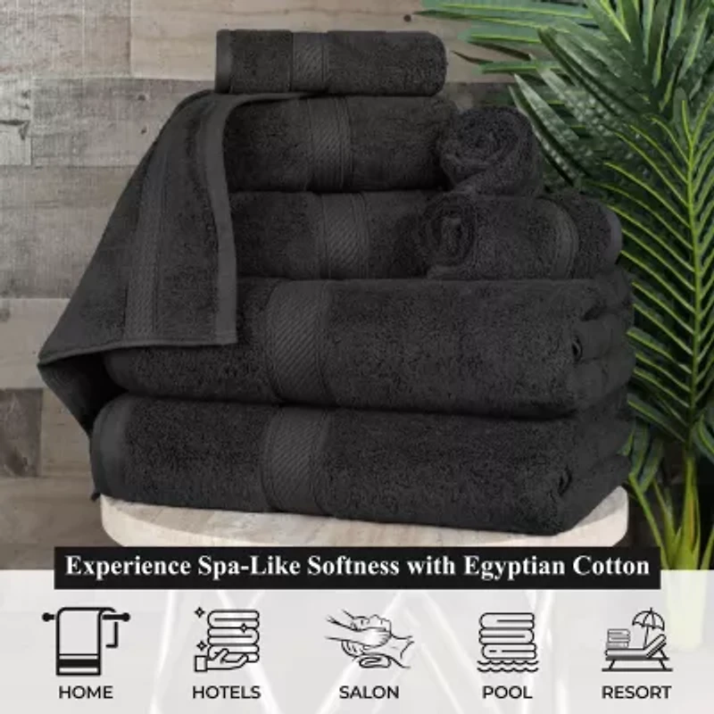 SUPERIOR® Madison Collection | Plush Egyptian Cotton 4-pc. Solid Hand Towel