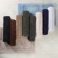 SUPERIOR® Solid Cotton 2-Pc Bath Rug