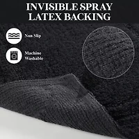 SUPERIOR® Solid Cotton 2-Pc Bath Rug