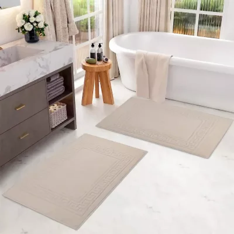 SUPERIOR® Cotton 2-Pc Bath Mat