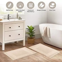 SUPERIOR® Cotton 2-Pc Bath Mat