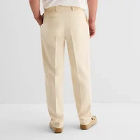 J. Ferrar Mens Classic Fit Flat Front Pant