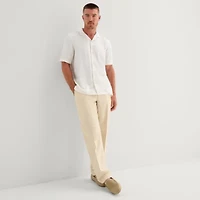 J. Ferrar Mens Classic Fit Flat Front Pant