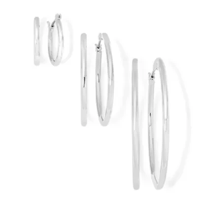Mixit Womens Hypoallergenic 3 Pair Earring Set