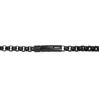 Mens Stainless Steel 9 Inch Solid Box Chain Bracelet